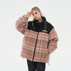 Plaid Padded Down Jacket