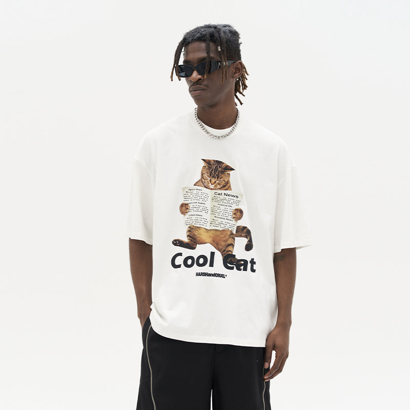 Cool Cat Printed Tee