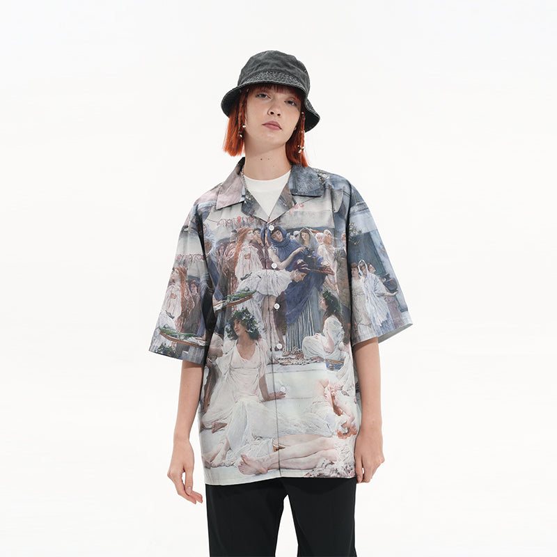 Ancient Greek Cuban Shirt