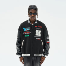 Load image into Gallery viewer, Racing Patches Varsity Jacket
