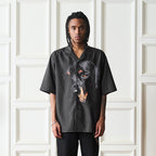 Rottweiler Printed Cuban Shirt