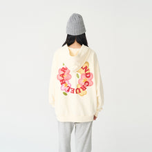 Load image into Gallery viewer, Handpainted Flowers Ring Printed Sweater
