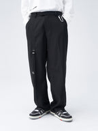 Carabiner Pleated Loose Suit Trousers