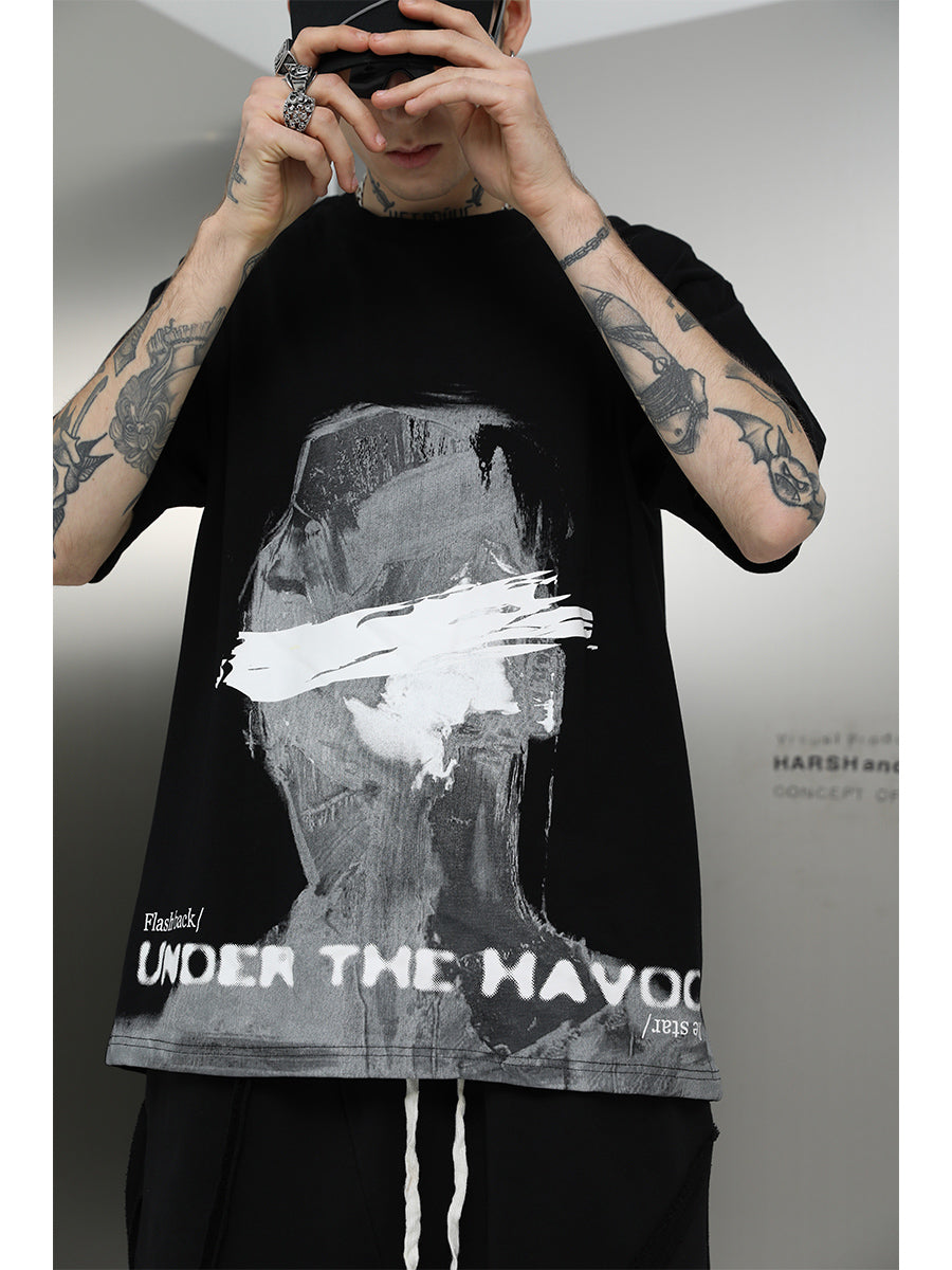 Modern Art Brush Tee