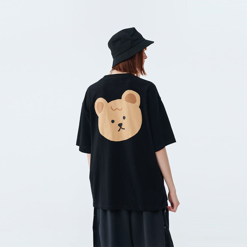 Cartoon Bear Logo Tee