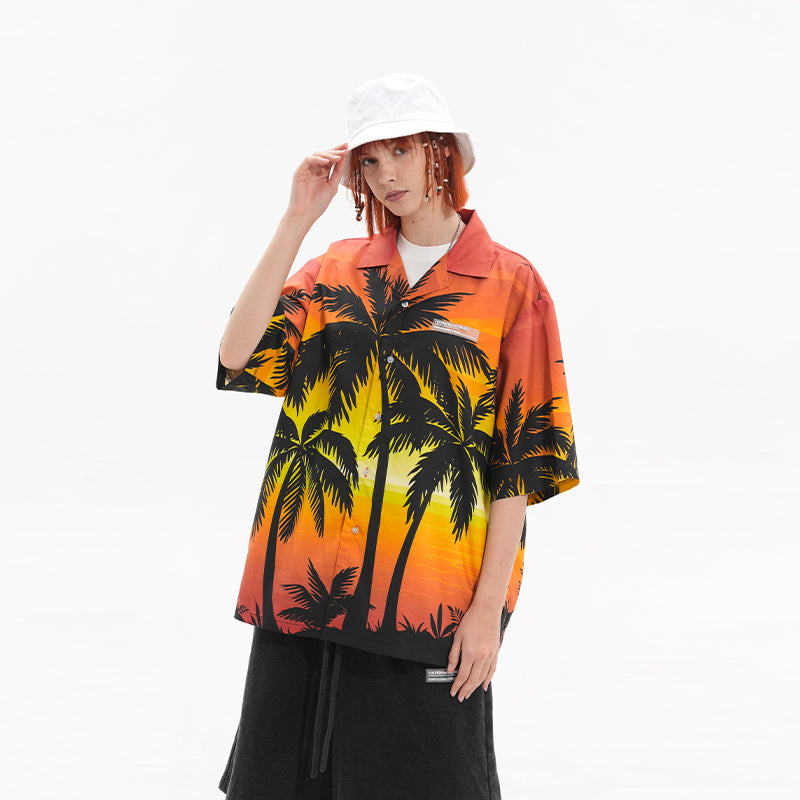 Hawaiian Sunset Cuban Shirt