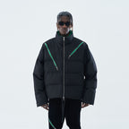 Zipper Layer Down Jacket
