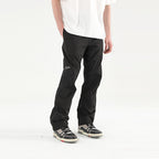 Nylon Logo Flared Trousers