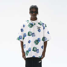 Load image into Gallery viewer, 3D Dice Full Print Cuban Shirt

