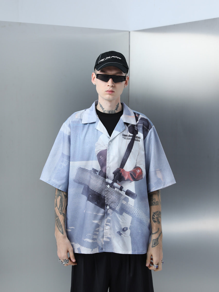 CV19 Pandemic Cuban Shirt