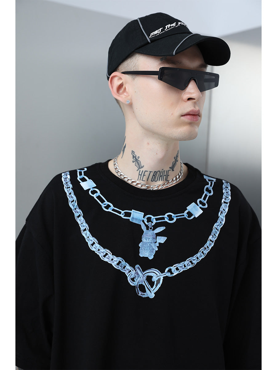 Printed Pika Chain Tee