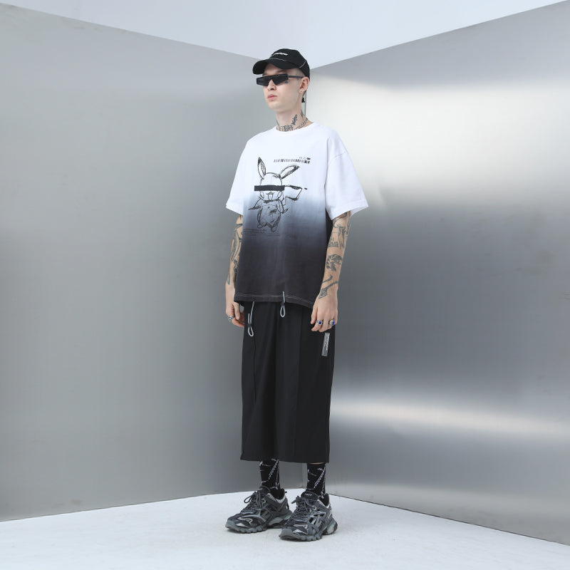 Loose Draped Logo Pants
