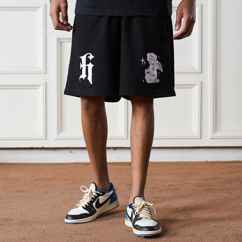 Shining Angel Printed Shorts