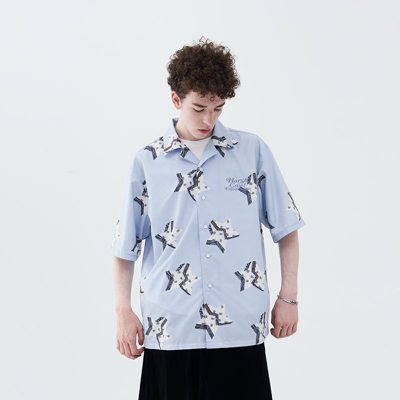 Paisley Stars Cuban Shirt