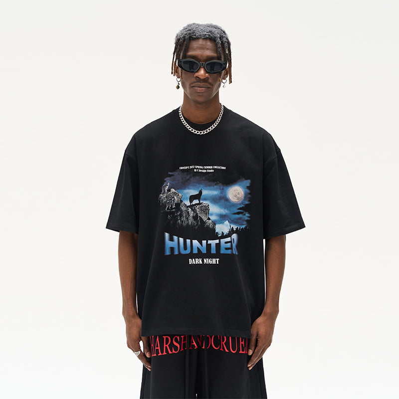 Howling Wolf Printed Tee