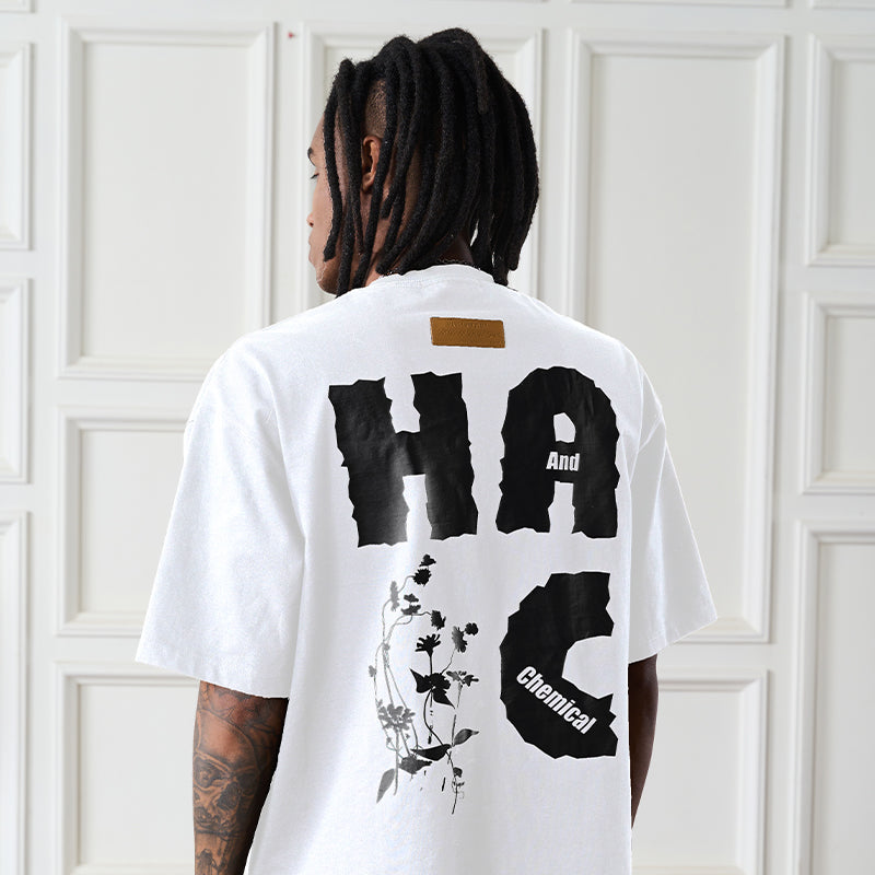 Logo Flower Plant Printed Tee