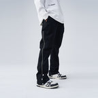 Zipper Snap Flared Pants