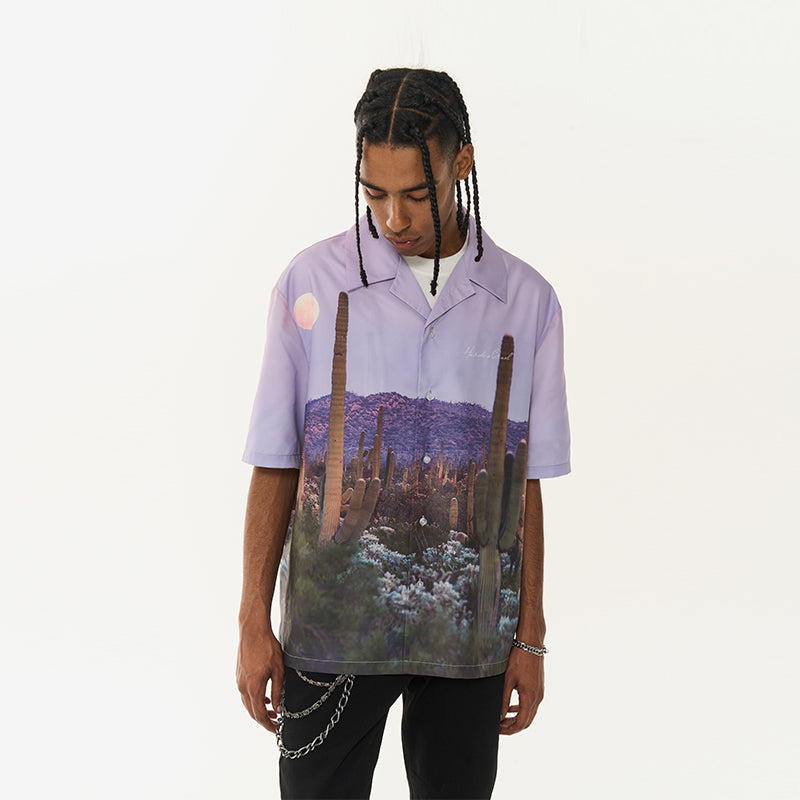 Cactus Desert Cuban Shirt