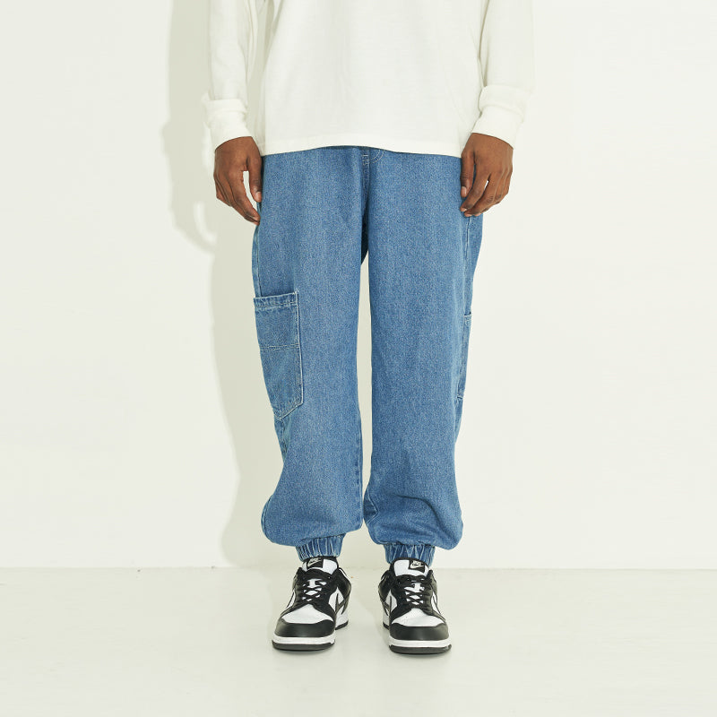 Multi Pocket Casual Denim