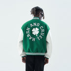 Quatrefoil Varsity Jacket
