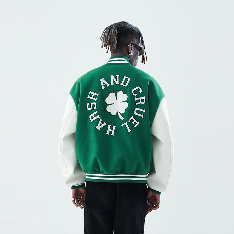 Quatrefoil Varsity Jacket
