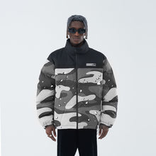 Load image into Gallery viewer, Camouflage Print Down Jacket
