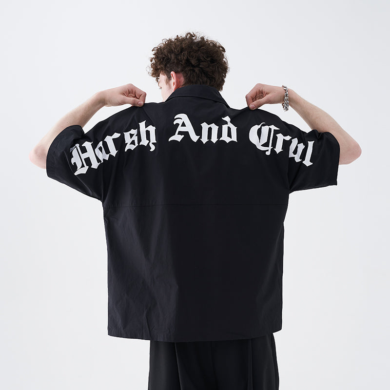 Gothic Logo Print Shirt