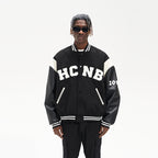 Embroidered Letters Varsity Jacket