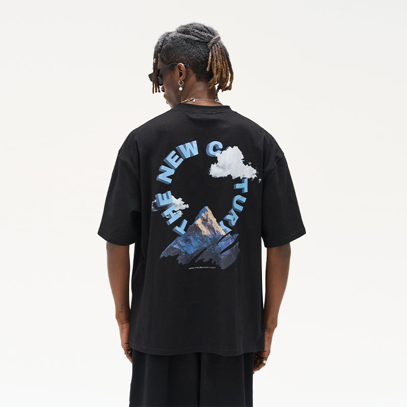 Mountain Logo Ring Printed Tee