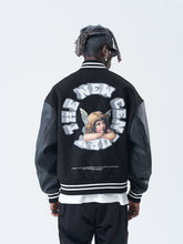 Load image into Gallery viewer, 3D Angel Ring Varsity Jacket
