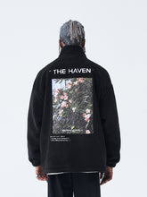 Load image into Gallery viewer, Flowers Photo Sherpa Jacket
