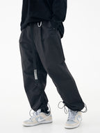 Pleated Belted Pants