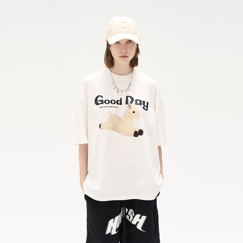 Alpaca Peluche Printed Tee
