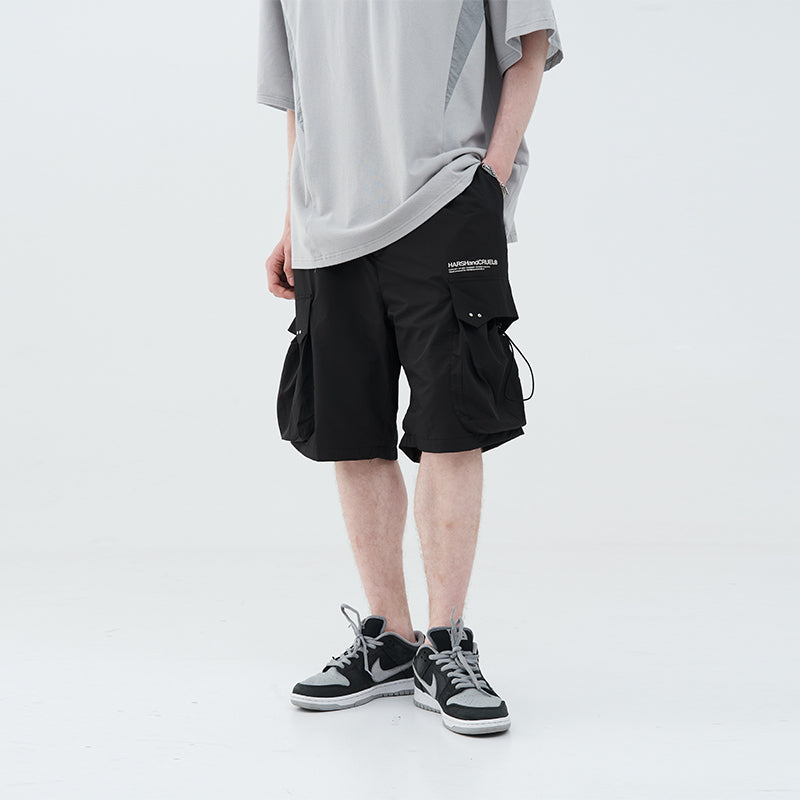 Drawstrings Cargo Shorts