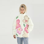 Cartoon Flowers Down Jacket