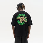3D Logo Ring Angels Statue Printed Tee
