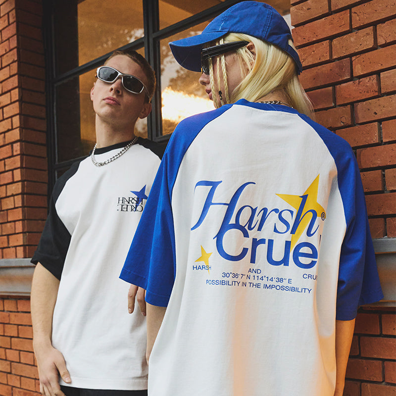 Stars Raglan Logo Tee