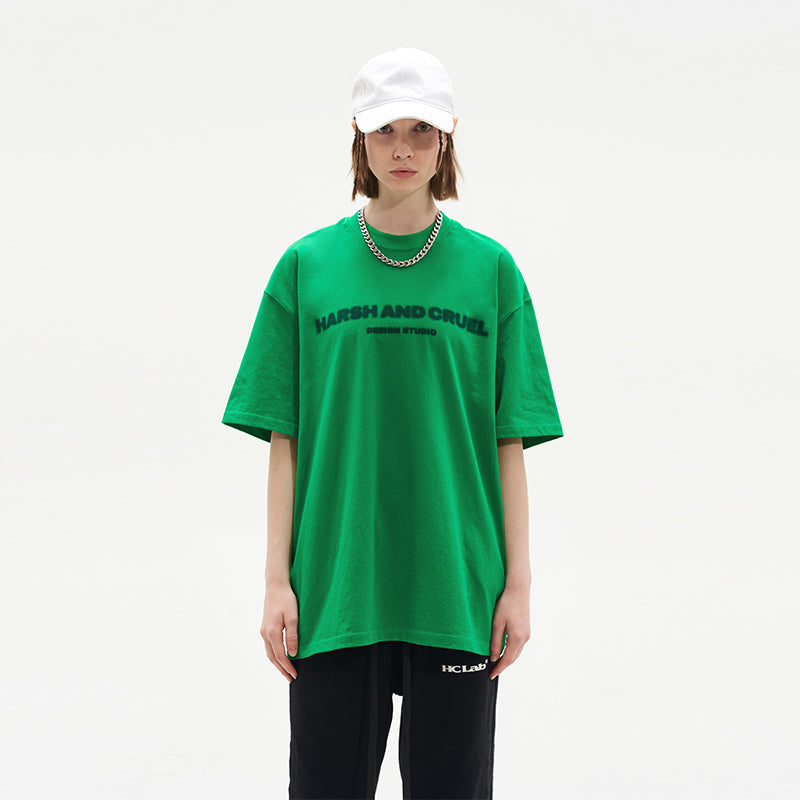 Blurred Logo Printed Tee
