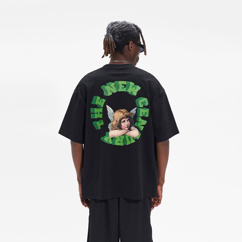 3D Angel Circle Tee