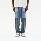 Straight Paneled Denim