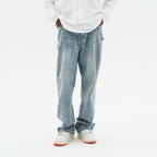 Micro Flared Distressed Denim