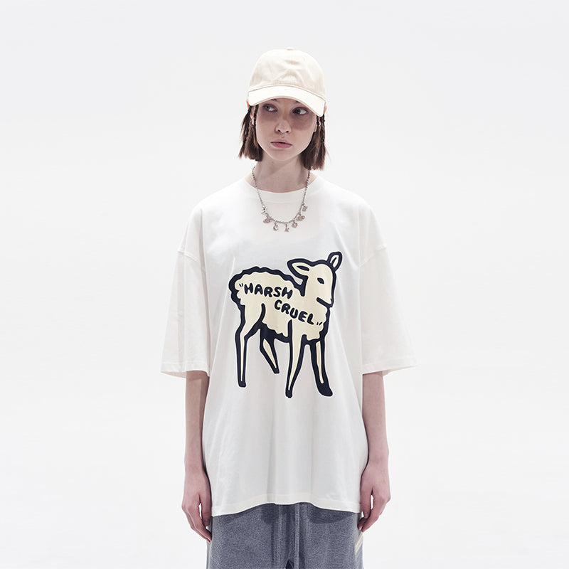 Logo Lamb Printed Tee
