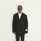 Deconstruction Layered Suit Jacket