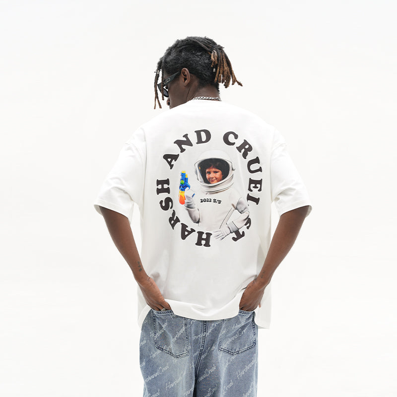 Baby Astronaut Ring Printed Tee