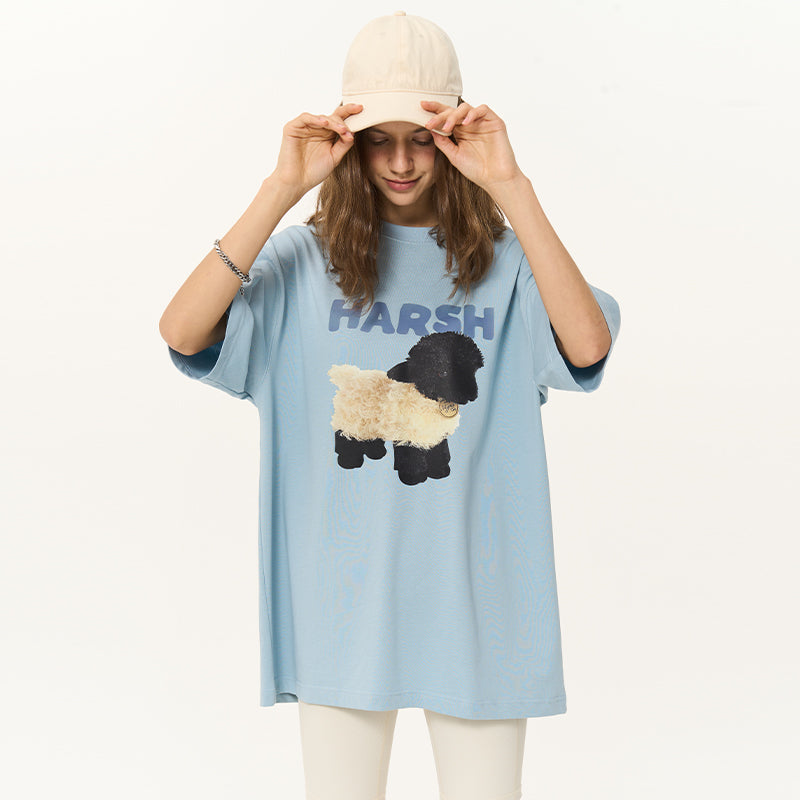 Lamb Peluche Printed Tee