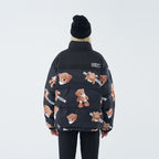Bear High Collar Down Jacket