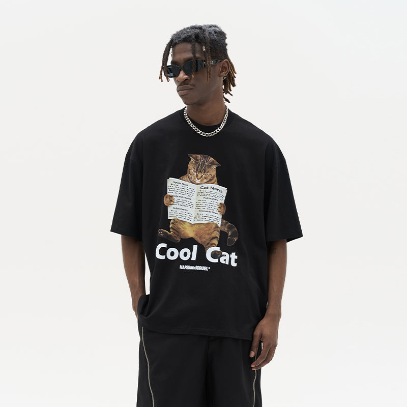 Cool Cat Printed Tee
