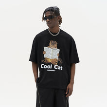 Load image into Gallery viewer, Cool Cat Printed Tee
