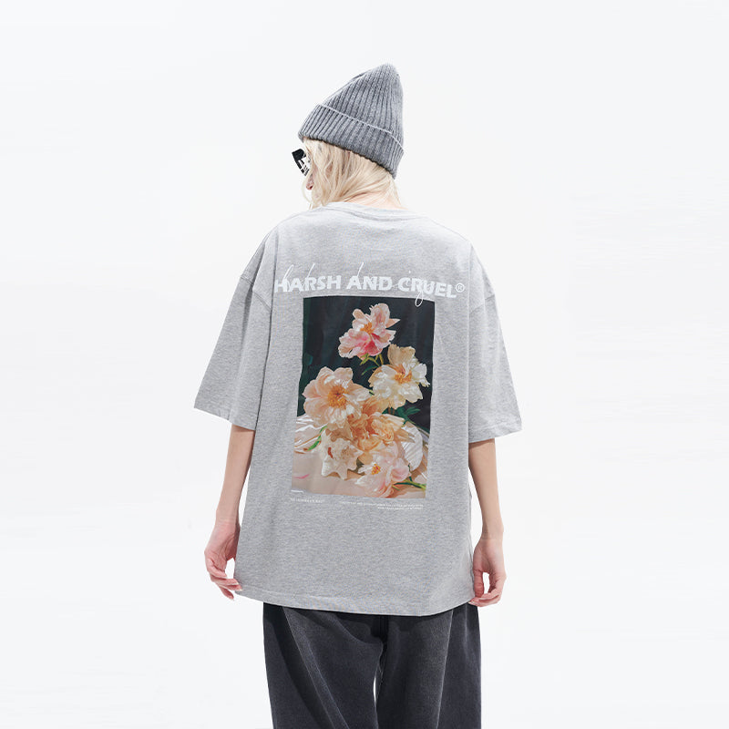 Floral Oil Painting Tee
