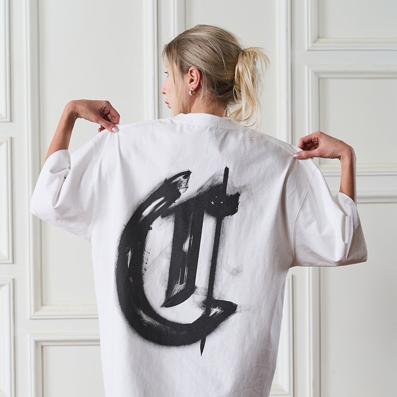 Spray Painted Gothic Letter Tee